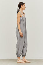 Load image into Gallery viewer, 100% Cotton Gray Jumpsuit from The King Kouture Spring/Summer 2022