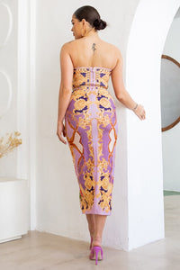 2 Piece Bustier Skirt Set for Spring/Summer 2023 @ The King Kouture