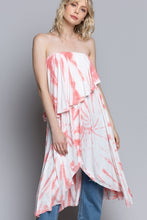 Load image into Gallery viewer, POL Tie Dye Strapless Tunic Dress
