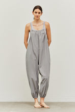 Load image into Gallery viewer, 100% Cotton Gray Jumpsuit from The King Kouture Spring/Summer 2022
