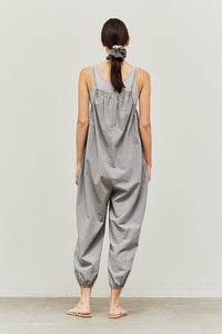 100% Cotton Gray Jumpsuit from The King Kouture Spring/Summer 2022