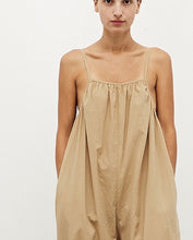 Load image into Gallery viewer, Mod Oversized 100% Cotton Jumpsuit Tan S/M/L
