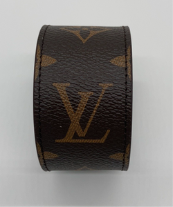 Upcycled Hand Made Adjustable LV Cuff Bracelet