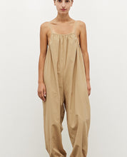 Load image into Gallery viewer, Mod Oversized 100% Cotton Jumpsuit Tan S/M/L
