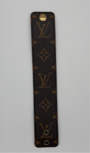 Load image into Gallery viewer, Upcycled Hand Made Adjustable LV Cuff Bracelet
