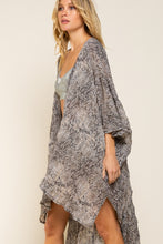Load image into Gallery viewer, POL Sheer Kimono Snake Print Kimono At The King Kouture
